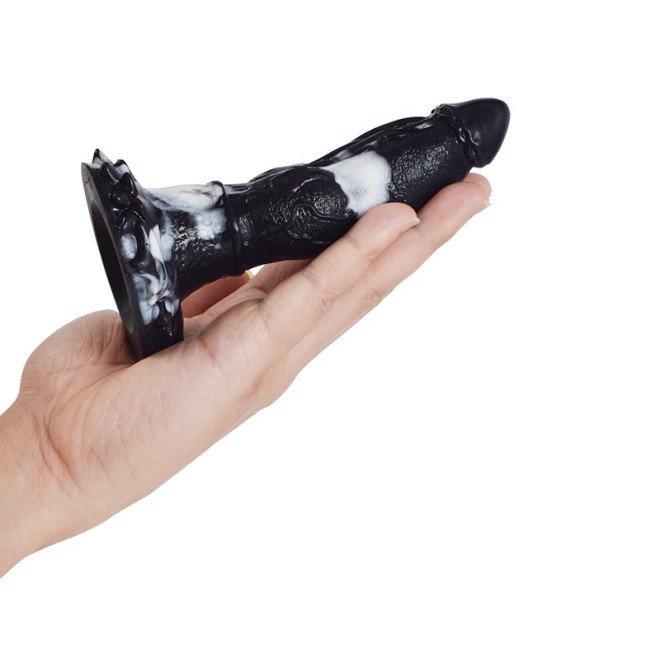 FAAK Tyrannosaurus Rex S Dildo - Black/White