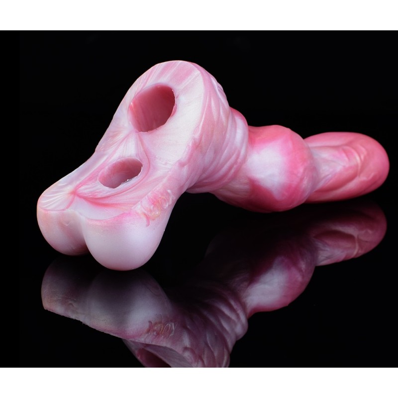 FAAK Wolf Skull Sleeve - White Dragon