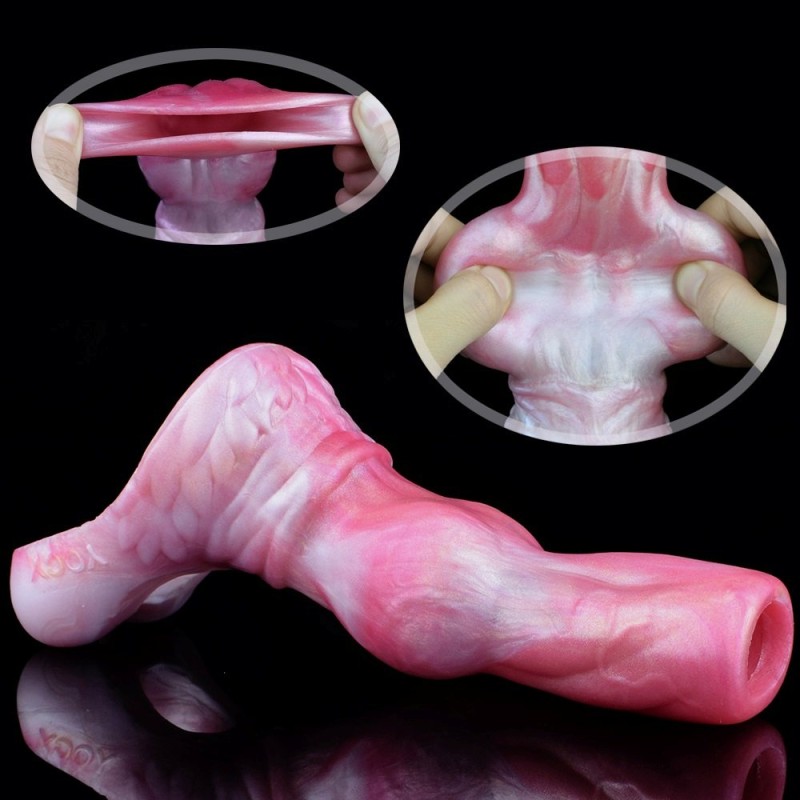 FAAK Wolf Skull Sleeve - White Dragon