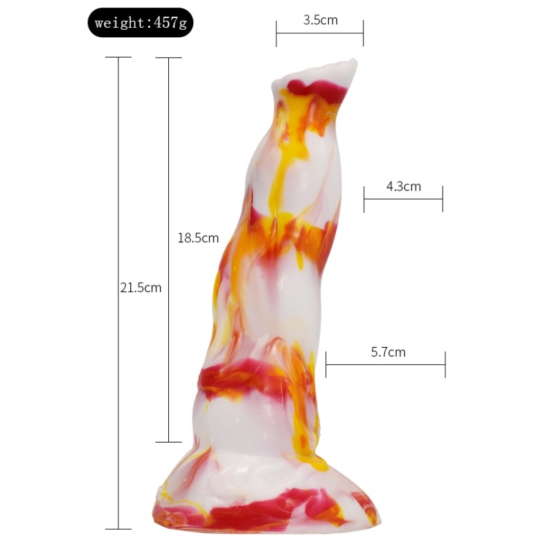 FAAK Mythical Beast BeaPham Bird Dildo - Flame