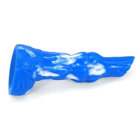 FAAK Mythical Beast Gluttony Dildo - Blue/White