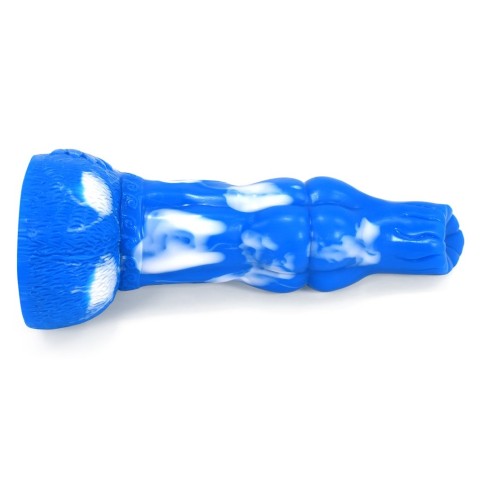 FAAK Mythical Beast Gluttony Dildo - Blue/White