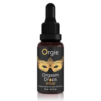 Orgie Orgasm Drops Vibe Oral Kissable - 15ml