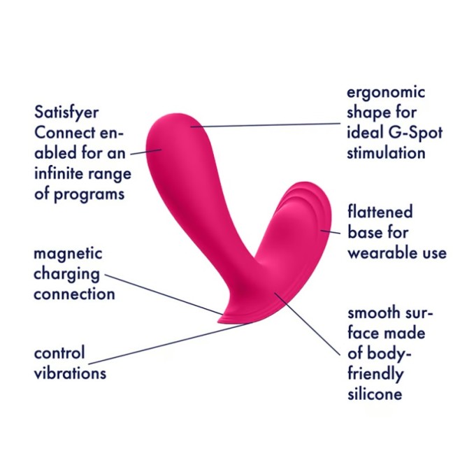 Satisfyer Top Secret Panty Vibe - Pink