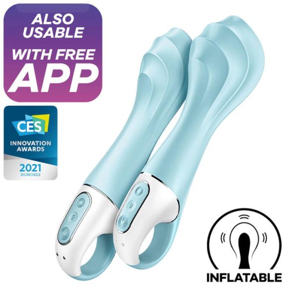 Satisfyer Air Pump Vibrator 5 - Blue