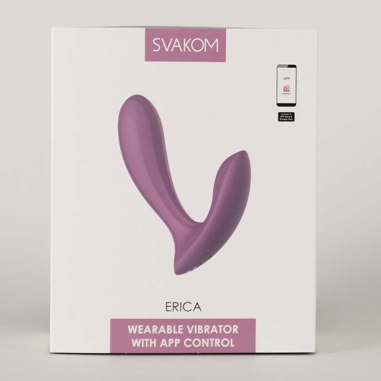 SVAKOM Erica APP Wearable Vibrator - Romantic Rose
