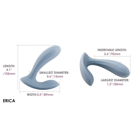 SVAKOM Erica APP Wearable Vibrator - Romantic Rose