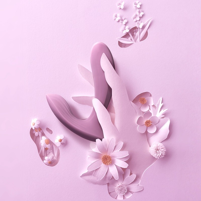 SVAKOM Erica APP Wearable Vibrator - Romantic Rose