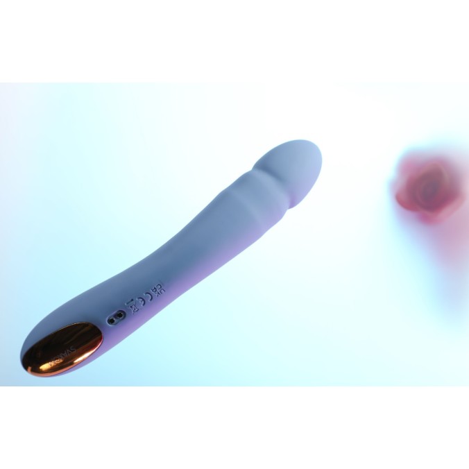 SVAKOM Ava Neo Interactive Thrusting Vibrator - Cornflower Blue