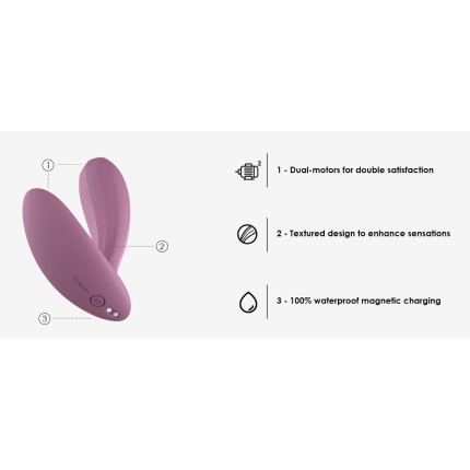 SVAKOM Erica APP Wearable Vibrator - Dusty Blue