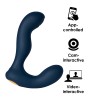 SVAKOM Iker Neo Interactive Prostate Perineum Vibrator - Navy Blue