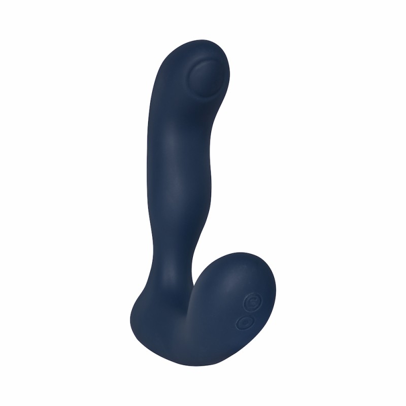 SVAKOM Iker Neo Interactive Prostate Perineum Vibrator - Navy Blue