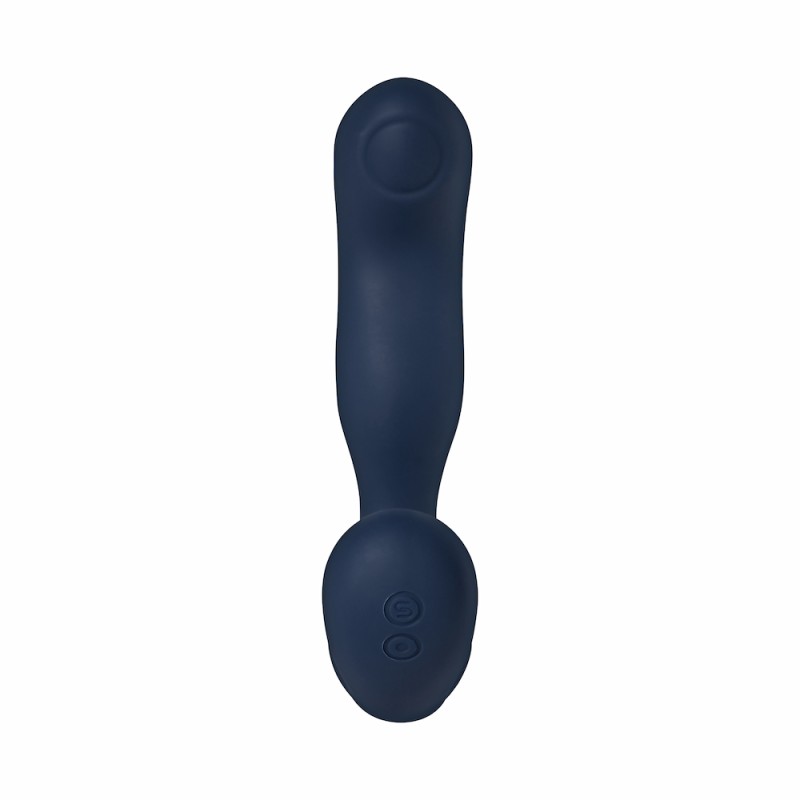 SVAKOM Iker Neo Interactive Prostate Perineum Vibrator - Navy Blue