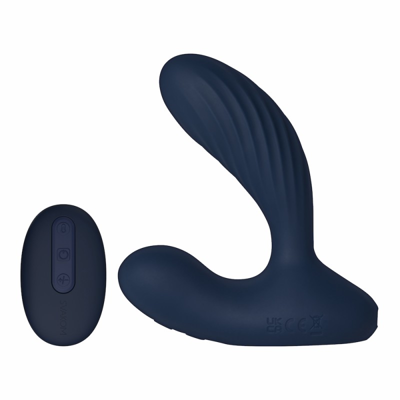 SVAKOM Vick Neo 2 Interactive Heating Prostate Vibrator - Navy Blue