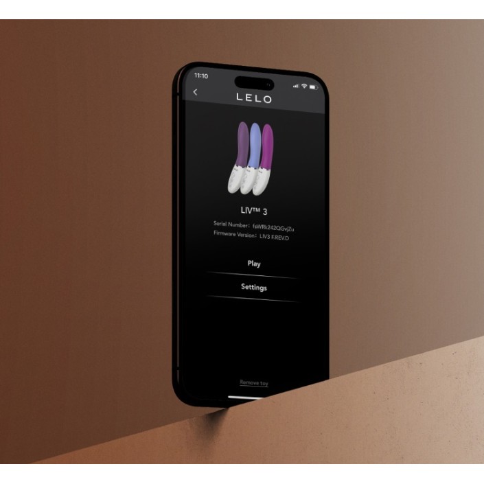 Lelo Liv 3 APP G-Spot Vibrator - Deep Rose