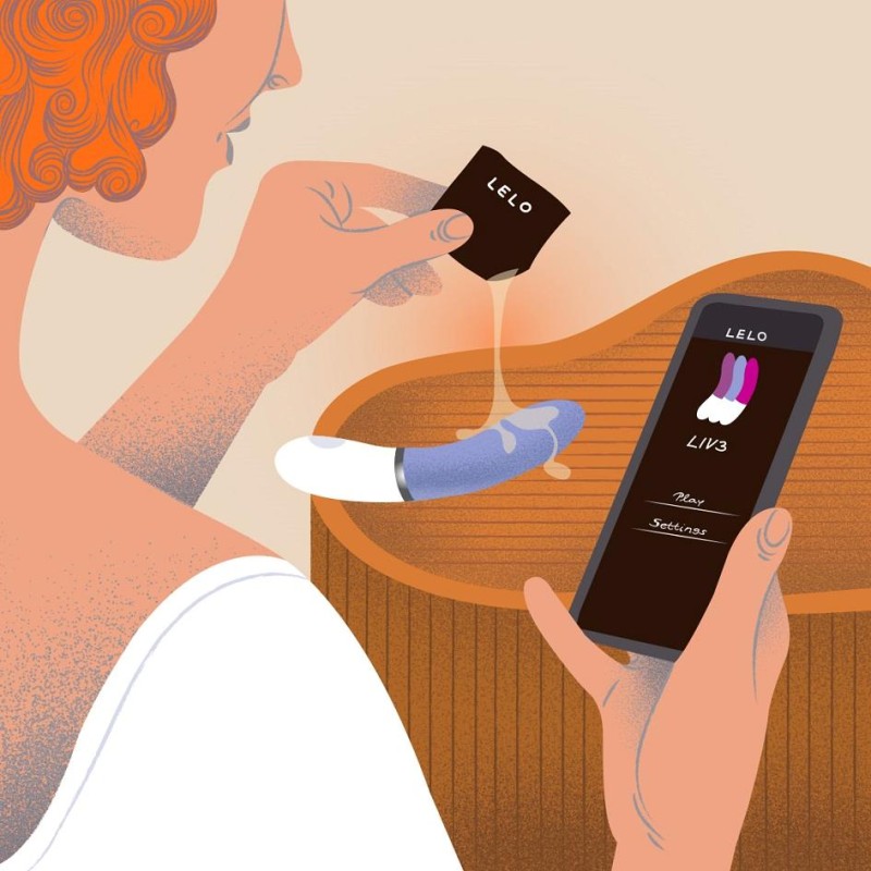 Lelo Liv 3 APP G-Spot Vibrator - Deep Rose