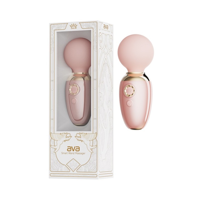 Zalo Ava APP Mini Wand Massager - Ivory White