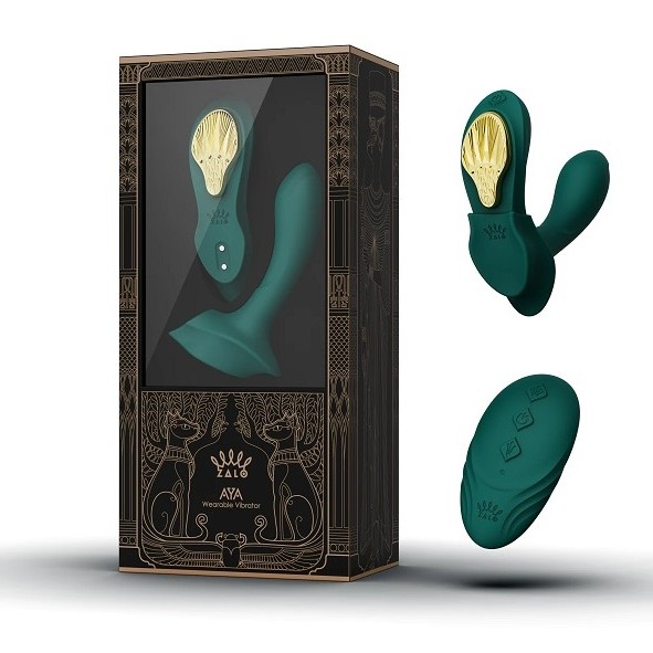 Zalo Aya APP Wearable Vibrator - Turquoise Green