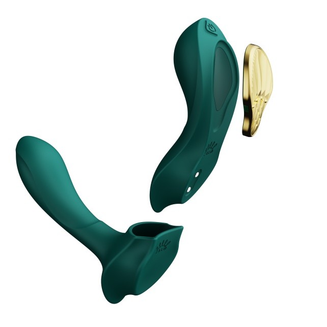 Zalo Aya APP Wearable Vibrator - Turquoise Green