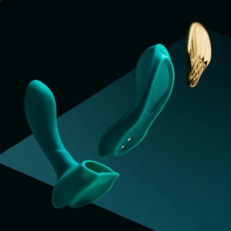 Zalo Aya APP Wearable Vibrator - Turquoise Green