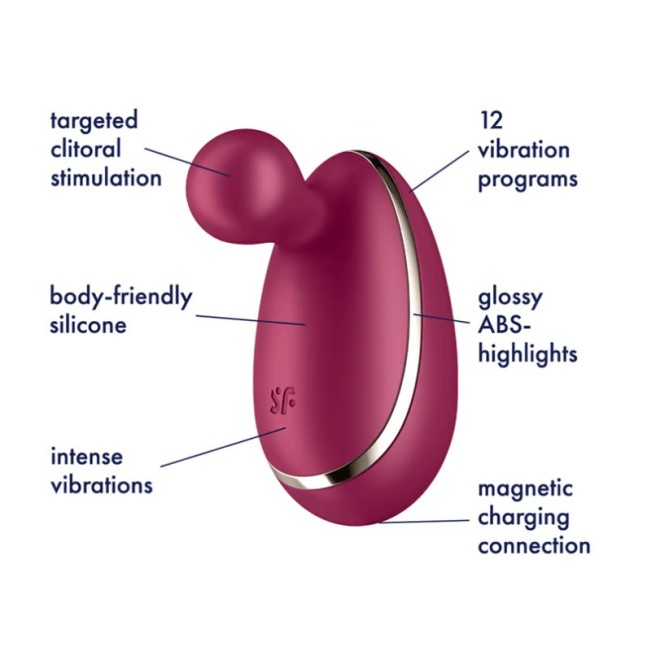 Satisfyer Spot On 1 Clit Stimulator - Berry