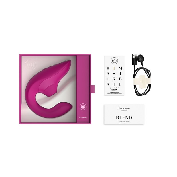 Womanizer Blend Air Rabbit Vibrator - Pink