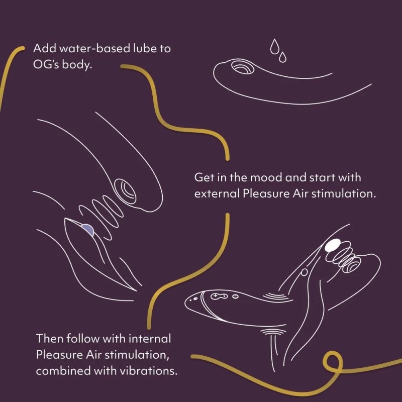 Womanizer OG Pleasure Air G-Spot Vibrator - Lilac