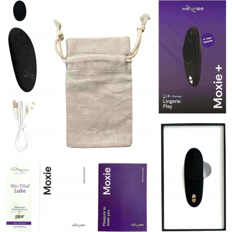 We-Vibe Moxie Tease us Set - Black