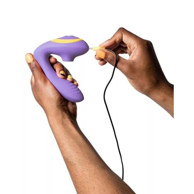 ROMP Reverb Air Rabbit Vibrator Dual Stimulation - Lilac