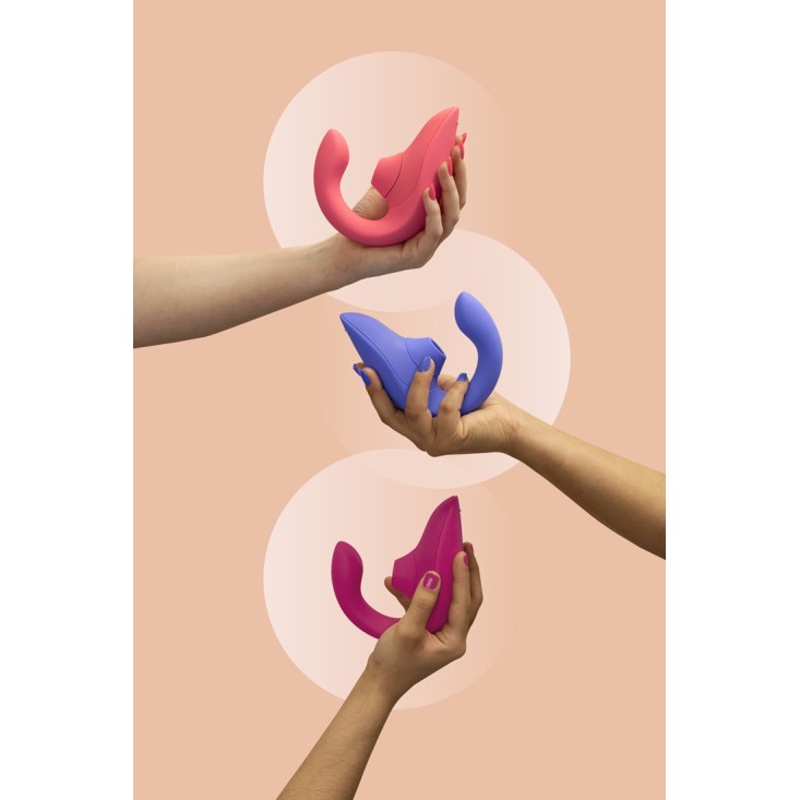 Womanizer Blend Air Rabbit Vibrator - Blue