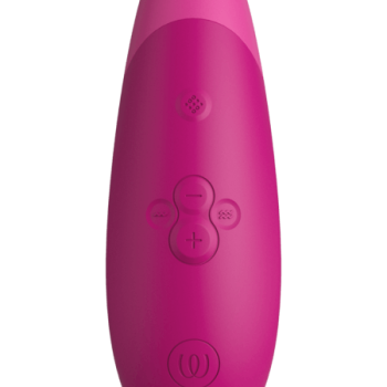 Womanizer Enhance Pleasure Air & Deep Vibration Clit Stimulator - Vibrant Pink