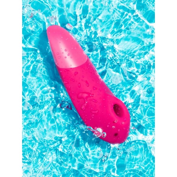 Womanizer Enhance Pleasure Air & Deep Vibration Clit Stimulator - Vibrant Pink