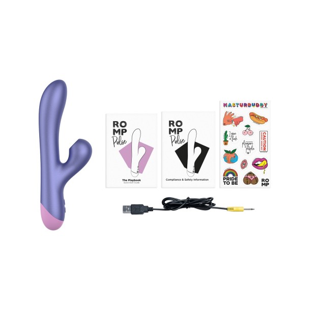 Romp Pulse Suction Rabbit Vibrator - Purple