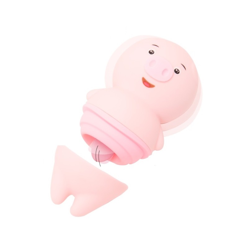 Pepee Buta Kunni Pero Pero Licking Vibe - Pink