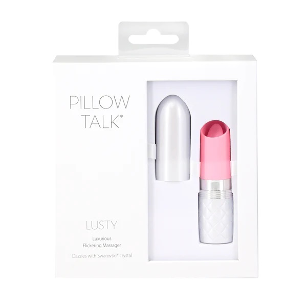 Pillow Talk Lusty Flickering Massager - Pink
