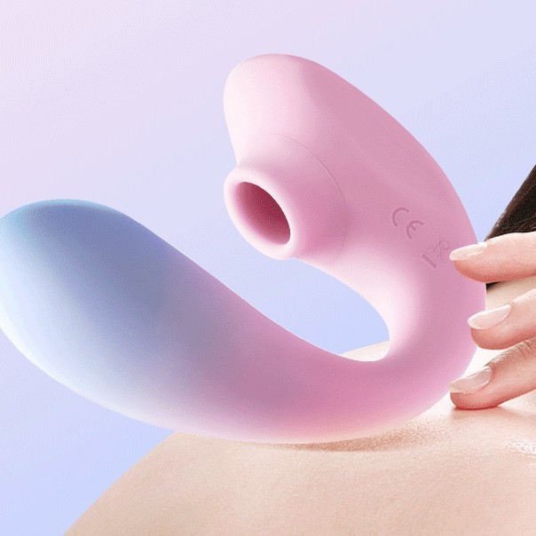 Erocome Apus Curve Sucking Vibrator - Pink