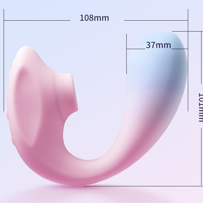 Erocome Apus Curve Sucking Vibrator - Pink