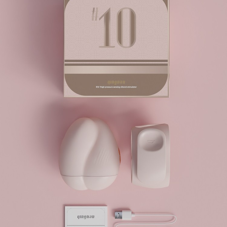 Qingnan Sensing Clit Stimulator #10 - Flesh Pink