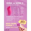 Lelo Sona 2 Clitoris Massager - Black