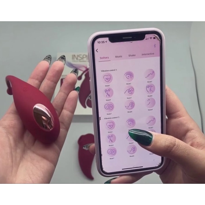 Adrien Lastic Inspiration App Controlled Egg & Stimulator - Red