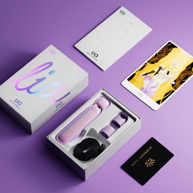 Zalo Lia Suction Massager - Floral White