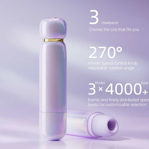 Zalo Lia Suction Massager - Floral White