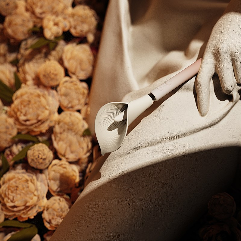 Zalo Calla Dual Head Vibrator - Ivory White