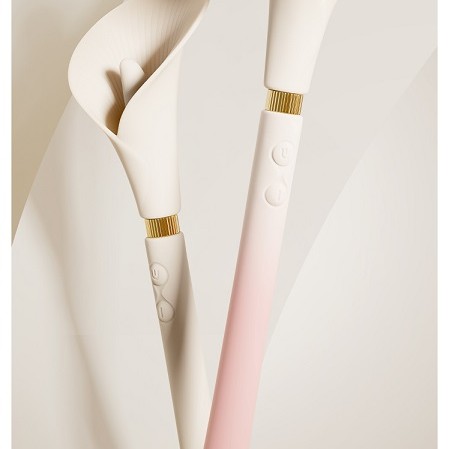 Zalo Calla Dual Head Vibrator - Ivory White