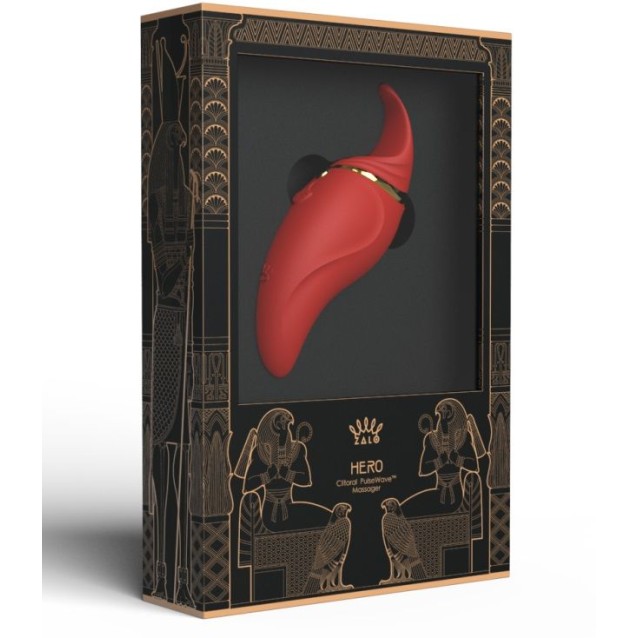 Zalo Hero APP 2in1 Clitoral Massager - Wine Red