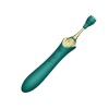 Zalo Bess APP Dual Vibrator - Turquoise Green