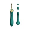 Zalo Bess APP Dual Vibrator - Turquoise Green