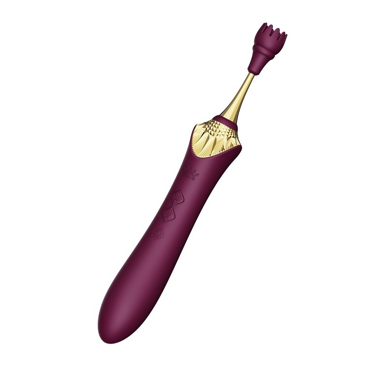 Zalo Bess 2 Heating Dual Vibrator - Velvet Purple