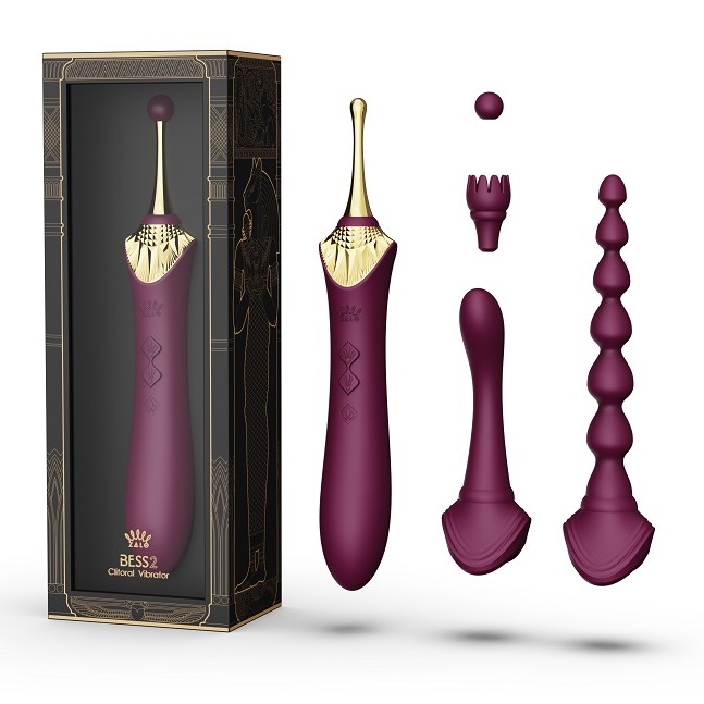 Zalo Bess 2 Heating Dual Vibrator - Velvet Purple