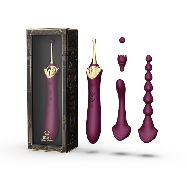 Zalo Bess 2 Heating Dual Vibrator - Velvet Purple